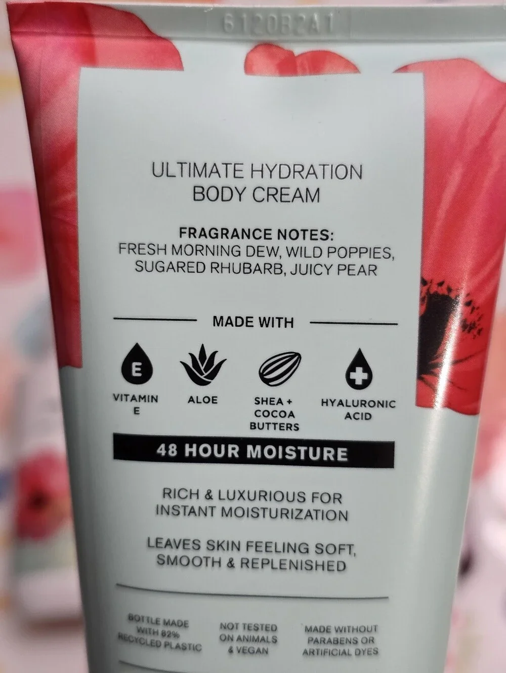 Poppy by Bath & Body Works - Poppy Scented Body Care Set (Red/Pink) 4 Piece NEW